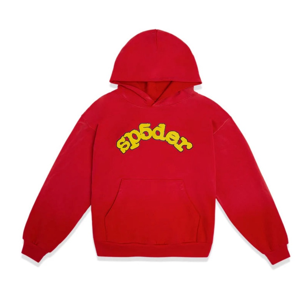 SP5DER OG Logo Red Hoodie